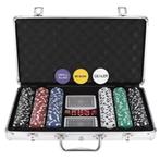 Malatec Poker Set met 300 Chips - Compleet en Veilig in A..., Ophalen of Verzenden, Nieuw