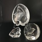 Mats Jonasson - Beeldje - Vrouw en vogels sculpturen (3) -, Antiek en Kunst