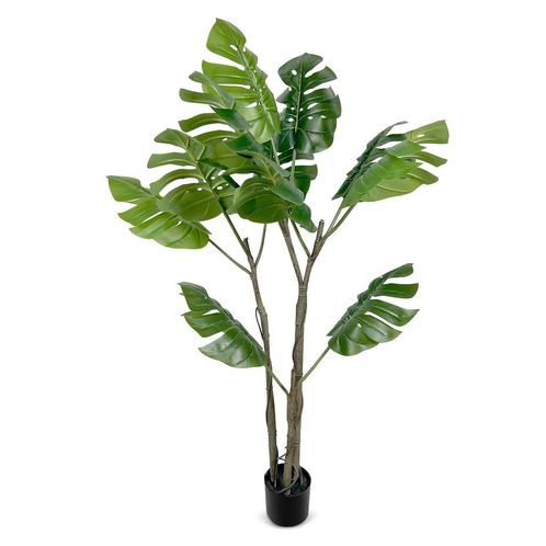 IvoQ Monstera Kunstplant 140 cm – Onderhoudsvrije Kunstplant, Huis en Inrichting, Woonaccessoires | Kunstplanten en Kunstbloemen