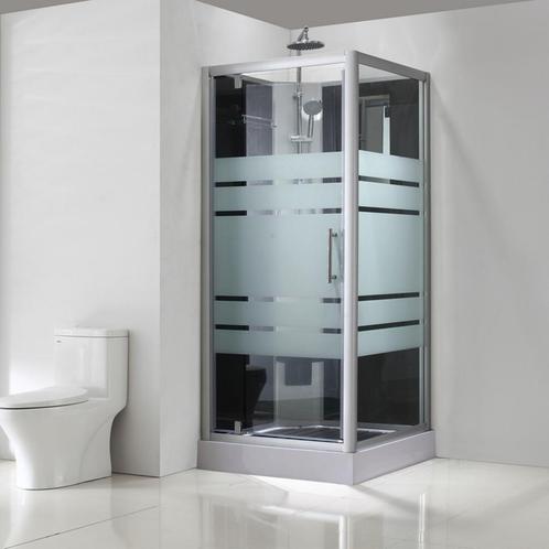 Complete Douchecabine Wiesbaden Thermo 80x80x218 cm 5mm, Doe-het-zelf en Verbouw, Sanitair, Douche, Nieuw, Chroom, Ophalen of Verzenden