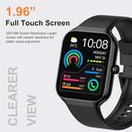 Smartwatch -HD Display - Bellen, Gezondheidsmonitor & 113, Sieraden, Tassen en Uiterlijk, Smartwatches, Verzenden, Nieuw, Zwart