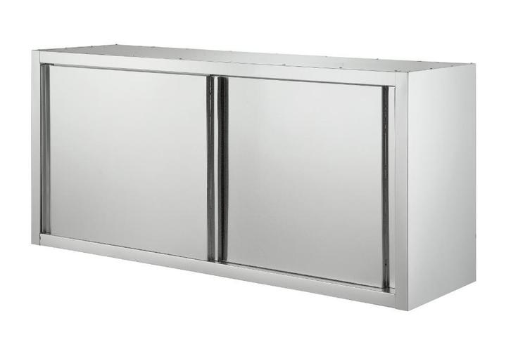 RVS Wandkast met schuifdeuren | 140x40x(H)65cm, Zakelijke goederen, Horeca | Keukenapparatuur, Nieuw in verpakking, Verzenden