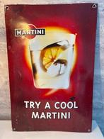 Origineel gebold Martini reclame bord - Reclamebord -