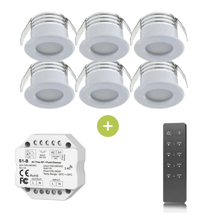 Bundel | LED Veranda inbouwspot | Ø31mm | 1.5 W, Huis en Inrichting, Lampen | Spots, Led, Nieuw, Plafondspot of Wandspot, Ophalen of Verzenden