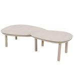 Monroe set loungetafels 65xH32 cm en 80xH27 cm latte Taste, Tuin en Terras, Ophalen of Verzenden, Nieuw