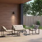 TRUUSK Gartenmöbel-Set 4 Personen Mit 2-Sitzer-Sofa, 2 Sesse, Verzenden, Nieuw
