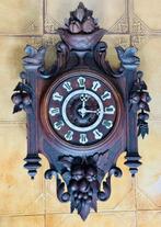 Klok - Art Nouveau Hout - 1900-1910, Antiek en Kunst
