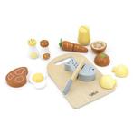 Houten  snijplank met eten (duurzaam speelgoed) (Speelgoed), Kinderen en Baby's, Speelgoed | Houten speelgoed, Ophalen of Verzenden