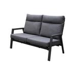 Vegas verstelbare stoel bank loungeset 4-delig antraciet, Tuin en Terras, Ophalen of Verzenden, Nieuw, Aluminium