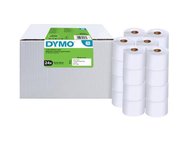 Dymo S0722390 Adresetiketten Zwart op Wit 36x89 mm – 20 Roll, Computers en Software, Printers, Nieuw, Verzenden