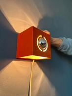 Vintage Orange Philips Space Age Cube Mirror Wall Lamp, Ophalen of Verzenden, Nieuw