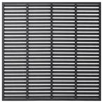 HKC Lamellenhek grijs 180x180 | Tweedekansje | Duurzaam, Tuin en Terras, Kunststof, 1 tot 2 meter, Minder dan 3 meter, Nieuw