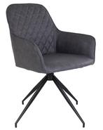 2dekans | House Nordic Harbo Eetkamerstoel – Dark Grey –, Huis en Inrichting, Stoelen, Ophalen of Verzenden, Zo goed als nieuw