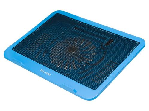 Laptop Koeler met Fan en LED - Blauw Blow AF10, Computers en Software, Overige Computers en Software, Ophalen of Verzenden