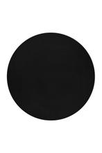 Rond Hoogpolig Vloerkleed | Pouffy | Zwart | 160x160 cm, Huis en Inrichting, Stoffering | Tapijten en Kleden, Verzenden, Nieuw