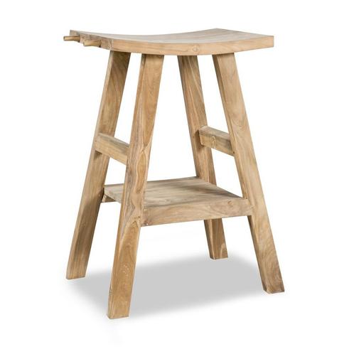Badmeubel Cipi Zen Consolle Natural 60x80x40 cm Hout, Huis en Inrichting, Badkamer | Badkamermeubels, Ophalen of Verzenden