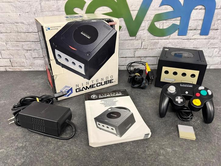 Nintendo Gamecube Starter Pack - Black Edition [Complete], Spelcomputers en Games, Spelcomputers | Nintendo GameCube, Zo goed als nieuw