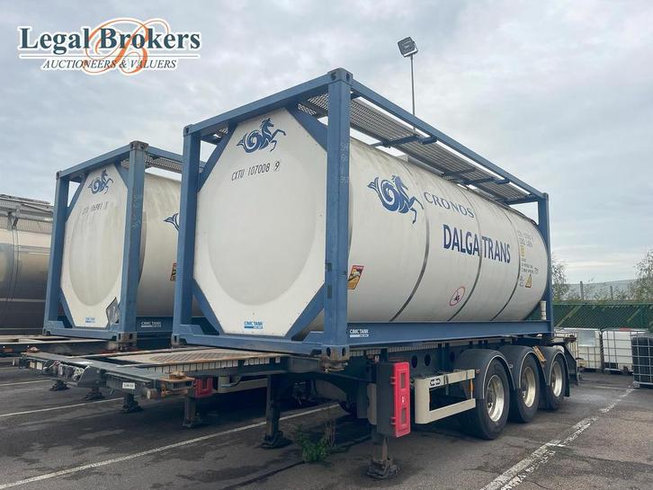 Van Hool 08CL0N - Oplegger + Tank, Zakelijke goederen, Machines en Bouw | Transport, Ophalen of Verzenden