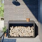 Haardhout Opslag - Antraciet Staal - Retourdeal - 35%, Ophalen of Verzenden, Nieuw, Metaal
