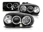 Angel Eyes koplampen Black geschikt voor VW Golf 4, Auto-onderdelen, Verlichting, Nieuw, Volkswagen, Verzenden
