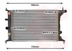 RADIATOR VOOR OPEL VECTRA B 1995-1998 1300158, Ophalen of Verzenden, Nieuw