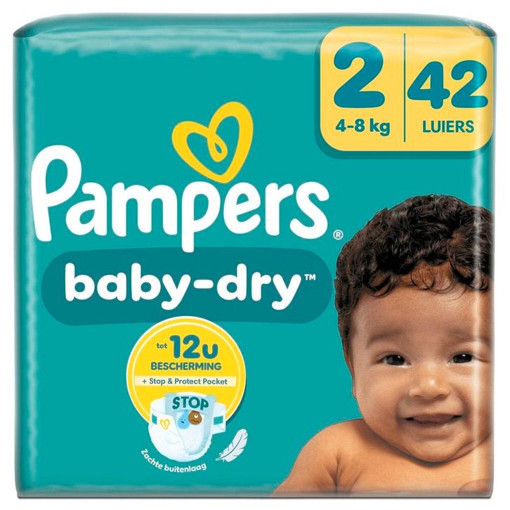 Pampers Baby-Dry Maat 2 Luiers, Kinderen en Baby's, Overige Kinderen en Baby's, Nieuw, Verzenden
