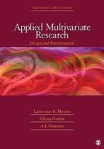 9781412988117 Applied Multivariate Research | Tweedehands, Boeken, Verzenden, Zo goed als nieuw, Lawrence S. Meyers