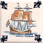 KLM Airline Business Class Delft Blue Tile Coaster - 75×75, Verzamelen, KLM Huisjes, Verzenden, Zo goed als nieuw