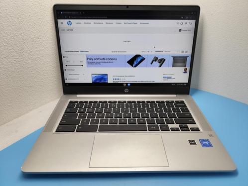 HP 14a-na0161nd Chromebook FHD 14 inch 64 GB ssd 4 GB ram, Computers en Software, Chromebooks, 14 inch, 64 GB, Qwerty, Gebruikt