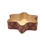 Bakvorm Karton Ster 12,8x8x3,5cm (per stuk), Verzenden, Nieuw