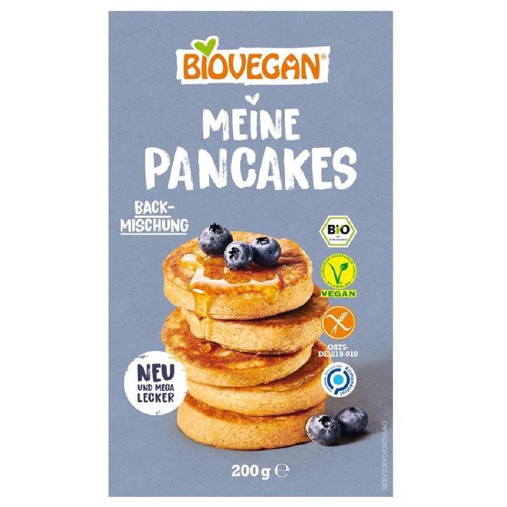 BioVegan Pancake Mix Biologisch 200g, Hobby en Vrije tijd, Taarten en Cupcakes maken, Nieuw, Verzenden