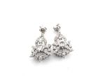 Oorbellen Platina - 0.7ct. tw. Diamant (Natuurlijk), Nieuw