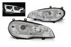 Tube light LED DRL koplampen Chrome geschikt voor BMW X5 E70, Auto-onderdelen, Nieuw, BMW, Verzenden