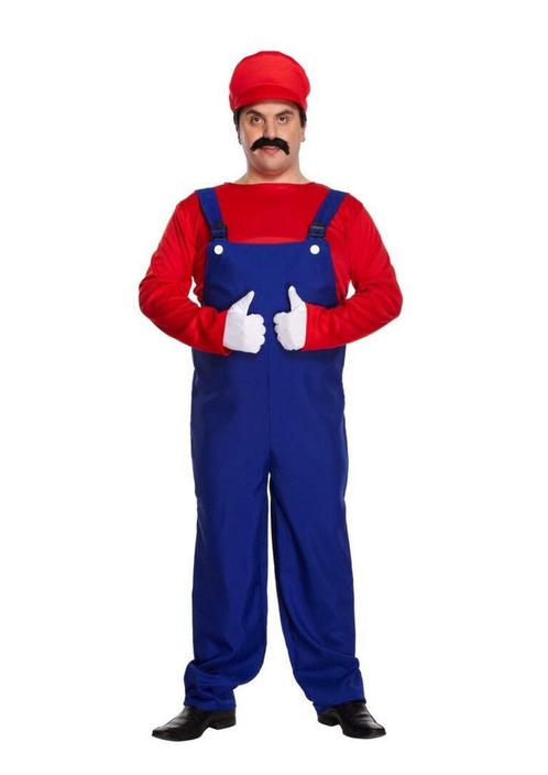 Mario kostuum XL, Hobby en Vrije tijd, Feestartikelen, Feestartikel, Nieuw, Verzenden
