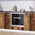 vidaXL Ovenkast met opslag Oud hout 60 x 46 x 81.5 cm, Huis en Inrichting, Verzenden, Nieuw, Bruin