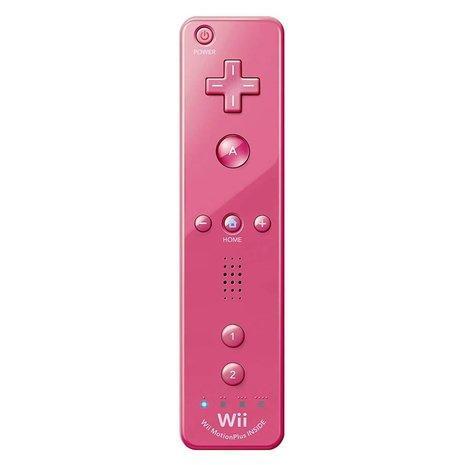Wii Controller / Remote Motion Plus Roze Origineel, Spelcomputers en Games, Spelcomputers | Nintendo Consoles | Accessoires, Zo goed als nieuw
