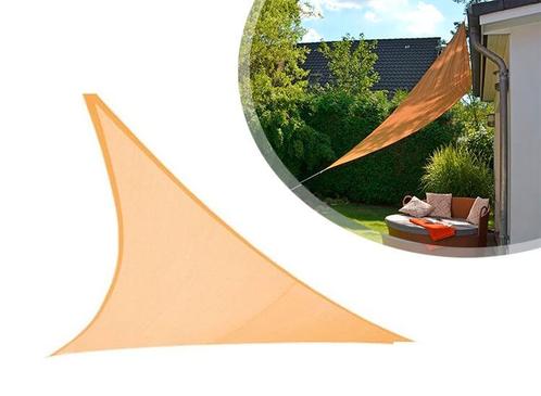 Schaduwdoek - 3 x 3 x 3 M - Driehoek - Beige, Tuin en Terras, Parasols, Nieuw, Verzenden