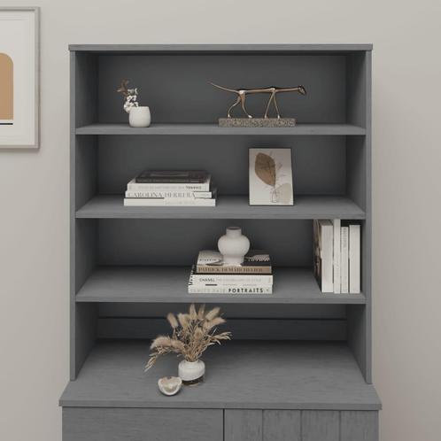 vidaXL Opzetkast HAMAR 90x30x100 cm massief grenenhout, Huis en Inrichting, Kasten | Buffetkasten, 25 tot 50 cm, Nieuw, Grenenhout