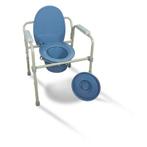 Toiletstoel Bedstoel met Emmer – In Hoogte Verstelbaar en Op, Diversen, Verpleegmiddelen, Ophalen of Verzenden, Nieuw