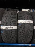 2x205-55-16 Continental winter 7mm €45 per band 205 55 16, Auto-onderdelen, Banden en Velgen, Ophalen, Gebruikt, 16 inch, Band(en)