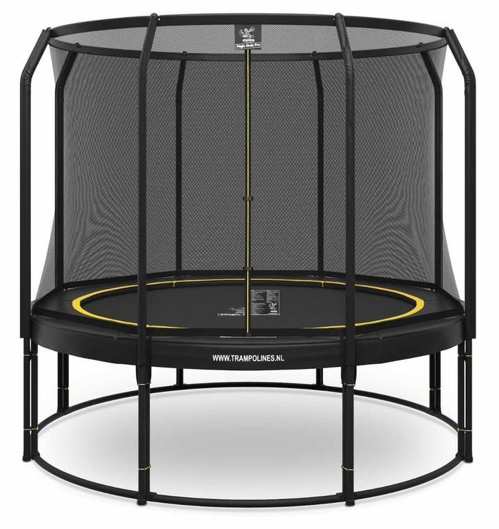 Magic Circle Pro Black Trampoline 305 cm met veiligheidsnet, Kinderen en Baby's, Speelgoed | Buiten | Trampolines, Nieuw, Ophalen of Verzenden