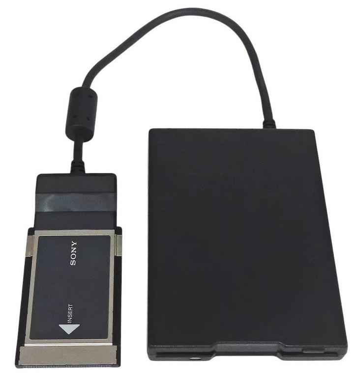 Sony FA-P1 PCMCIA External Floppy Drive Adapter 3.5, Computers en Software, Overige Computers en Software, Zo goed als nieuw, Verzenden