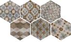 Small Collection Hexagon LIFE MIX Hoogglans Keramisch ) /, Doe-het-zelf en Verbouw, Tegels, Nieuw, Ophalen of Verzenden