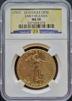 Gouden American Eagle 1 oz 2010 NGC MS70, Verzenden, Midden-Amerika, Losse munt, Goud