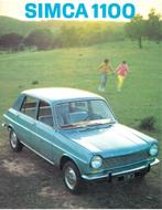 1967 SIMCA 1100 BROCHURE NEDERLANDS, Nieuw, Author