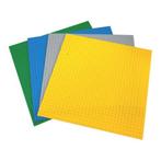 BLOX bouwplaten - dubbelzijdig - 4 stuks - 25,5 x 25,5 cm, Verzenden, Nieuw