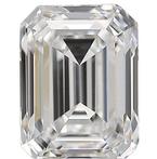 1 pcs Diamant - 0.70 ct - Smaragd - D (kleurloos) - IF