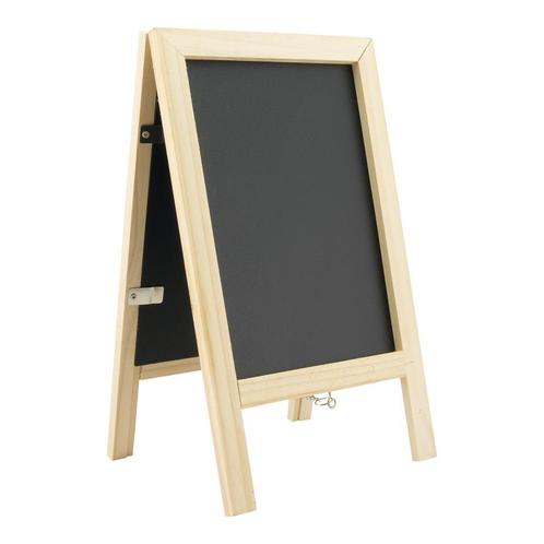 Mini klapbord krijtbord | Hout | 25x15,2x2cm, Zakelijke goederen, Horeca | Keukenapparatuur, Nieuw in verpakking, Verzenden