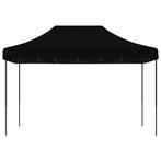 Partytent inklapbaar pop-up 410x279x315 cm zwart, Verzenden, Nieuw, 2 meter of meer, Partytent