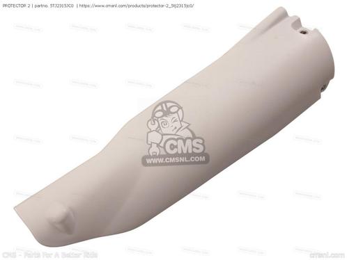 Yamaha OEM Linker voorvork beschermer wit Yamaha WR 250F 200, Motoren, Onderdelen | Merk-onafhankelijk, Ophalen of Verzenden